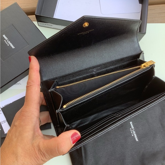 Authentic YSL Envelope wallet ❤️💛🖤 - Picture 11 of 16